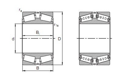 Vòng bi lăn hai cạnh hình nón NA46790 SW / 46720CD Kích thước inch ISO9001-2000 7