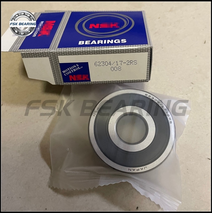 Thuế làm 62304/17 2RS Deep Groove Ball Bearing 17*52*21 mm Special Size 0